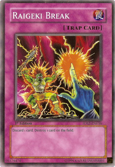 Raigeki Break [5DS2-EN036] Common | Jomio and Rueliete's Cards and Comics