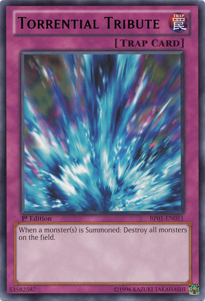 Torrential Tribute [BP01-EN051] Rare | Jomio and Rueliete's Cards and Comics