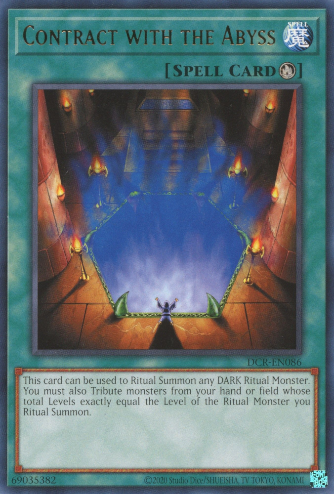 Contract with the Abyss [DCR-EN086] Rare | Jomio and Rueliete's Cards and Comics
