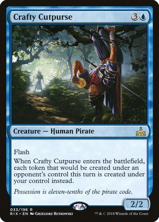 Crafty Cutpurse [Rivals of Ixalan] | Jomio and Rueliete's Cards and Comics