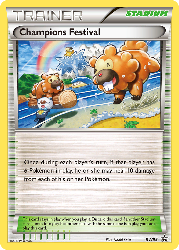 Champions Festival (BW95) [Black & White: Black Star Promos] | Jomio and Rueliete's Cards and Comics
