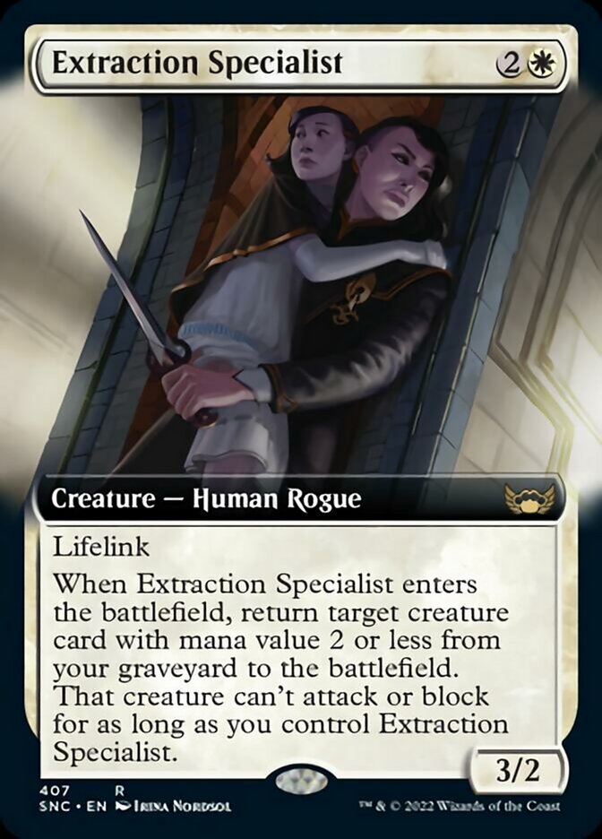 Extraction Specialist (Extended Art) [Streets of New Capenna] | Jomio and Rueliete's Cards and Comics