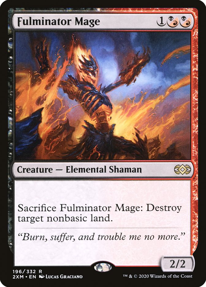 Fulminator Mage [Double Masters] | Jomio and Rueliete's Cards and Comics