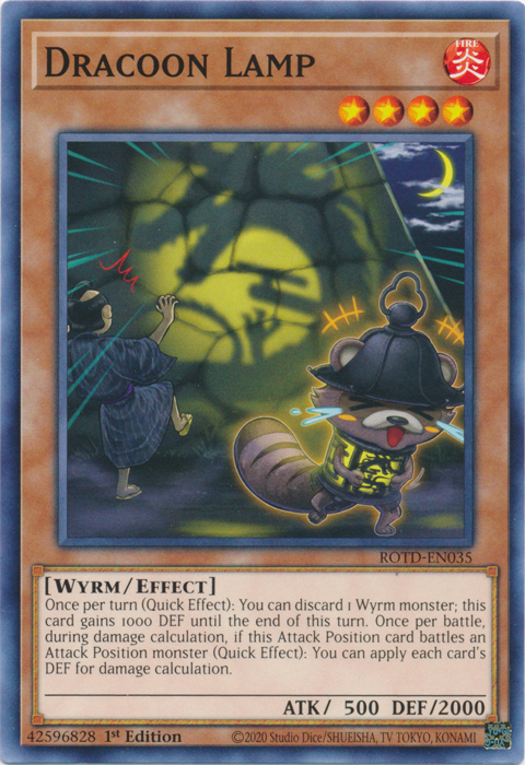Dracoon Lamp [ROTD-EN035] Common | Jomio and Rueliete's Cards and Comics