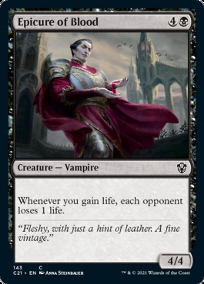 Epicure of Blood [Commander 2021] | Jomio and Rueliete's Cards and Comics