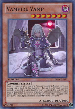 Vampire Vamp [PRIO-EN085] Super Rare | Jomio and Rueliete's Cards and Comics