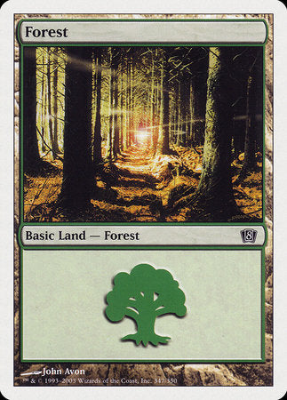 Forest (347) [Eighth Edition] | Jomio and Rueliete's Cards and Comics