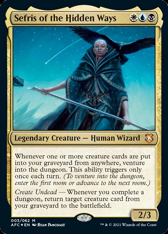 Sefris of the Hidden Ways [Dungeons & Dragons: Adventures in the Forgotten Realms Commander] | Jomio and Rueliete's Cards and Comics