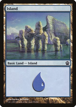 Island (235) [Theros] | Jomio and Rueliete's Cards and Comics