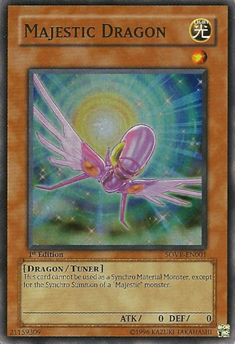 Majestic Dragon [SOVR-EN001] Super Rare | Jomio and Rueliete's Cards and Comics