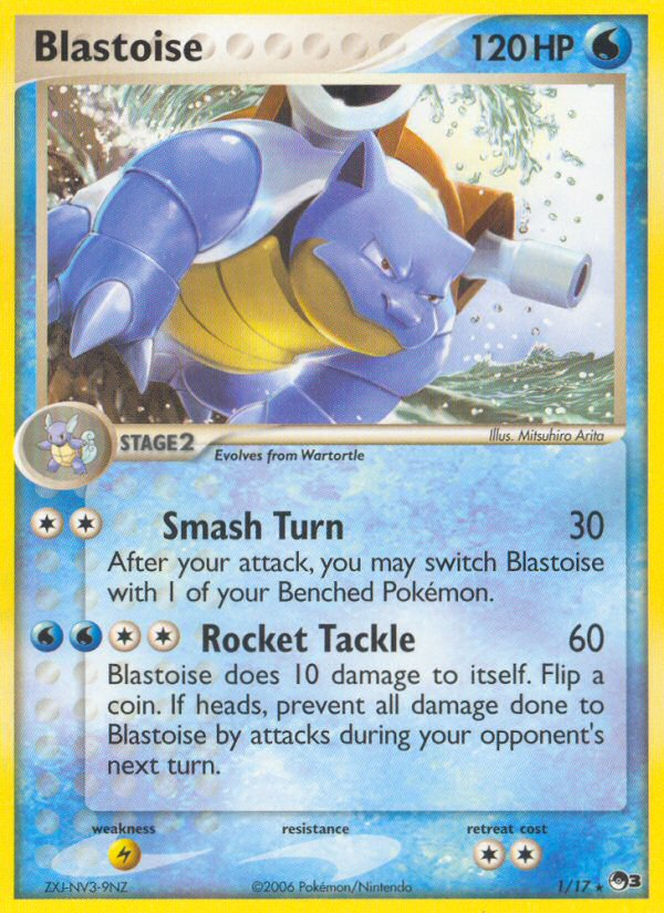 Blastoise (1/17) [POP Series 3] | Jomio and Rueliete's Cards and Comics