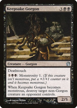 Keepsake Gorgon [Theros] | Jomio and Rueliete's Cards and Comics