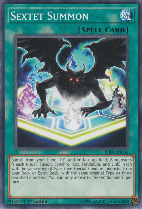 Sextet Summon [RIRA-EN066] Common | Jomio and Rueliete's Cards and Comics