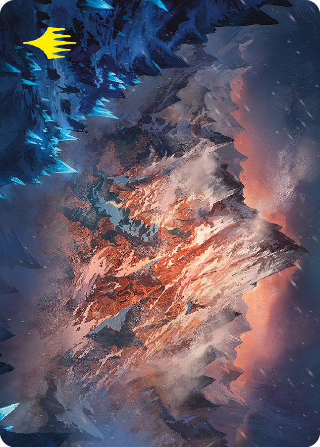 Mountain Art Card (Gold-Stamped Signature) [The Lord of the Rings: Tales of Middle-earth Art Series] | Jomio and Rueliete's Cards and Comics