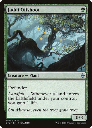 Jaddi Offshoot [Battle for Zendikar] | Jomio and Rueliete's Cards and Comics