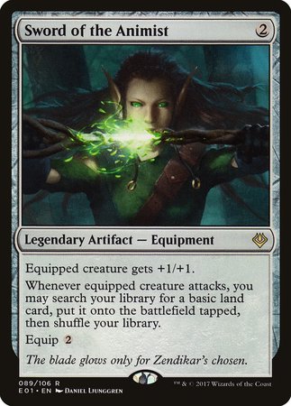 Sword of the Animist [Archenemy: Nicol Bolas] | Jomio and Rueliete's Cards and Comics