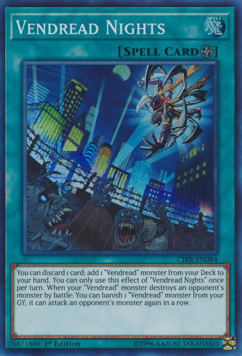 Vendread Nights [CIBR-EN084] Super Rare | Jomio and Rueliete's Cards and Comics