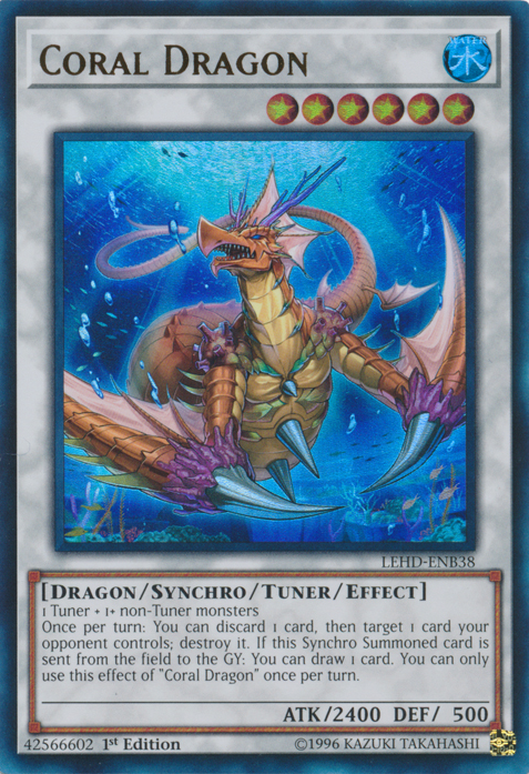 Coral Dragon [LEHD-ENB38] Ultra Rare | Jomio and Rueliete's Cards and Comics