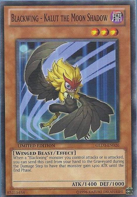 Blackwing - Kalut the Moon Shadow [GLD3-EN026] Common | Jomio and Rueliete's Cards and Comics