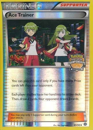 Ace Trainer (69/98) (Regional Championship Promo) [XY: Ancient Origins] | Jomio and Rueliete's Cards and Comics