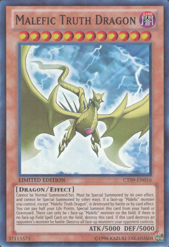 Malefic Truth Dragon [CT09-EN016] Super Rare | Jomio and Rueliete's Cards and Comics