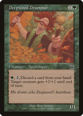 Deepwood Drummer [Mercadian Masques] | Jomio and Rueliete's Cards and Comics
