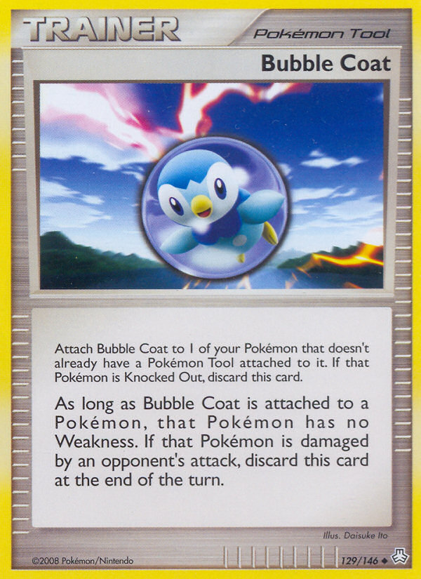 Bubble Coat (129/146) [Diamond & Pearl: Legends Awakened] | Jomio and Rueliete's Cards and Comics