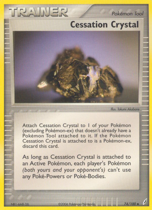 Cessation Crystal (74/100) [EX: Crystal Guardians] | Jomio and Rueliete's Cards and Comics