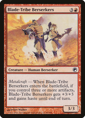 Blade-Tribe Berserkers [Scars of Mirrodin] | Jomio and Rueliete's Cards and Comics