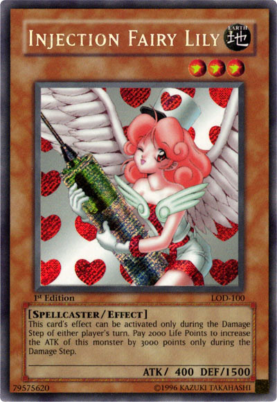 Injection Fairy Lily [LOD-100] Secret Rare | Jomio and Rueliete's Cards and Comics