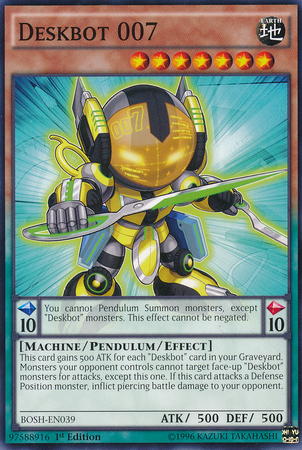 Deskbot 007 [BOSH-EN039] Common | Jomio and Rueliete's Cards and Comics