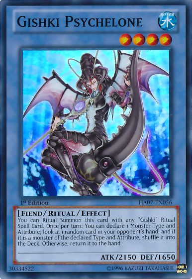 Gishki Psychelone [HA07-EN056] Super Rare | Jomio and Rueliete's Cards and Comics