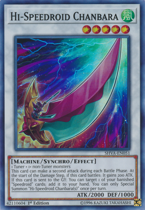 Hi-Speedroid Chanbara [SHVA-EN051] Super Rare | Jomio and Rueliete's Cards and Comics