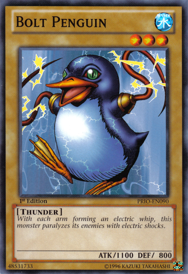 Bolt Penguin [PRIO-EN090] Common | Jomio and Rueliete's Cards and Comics