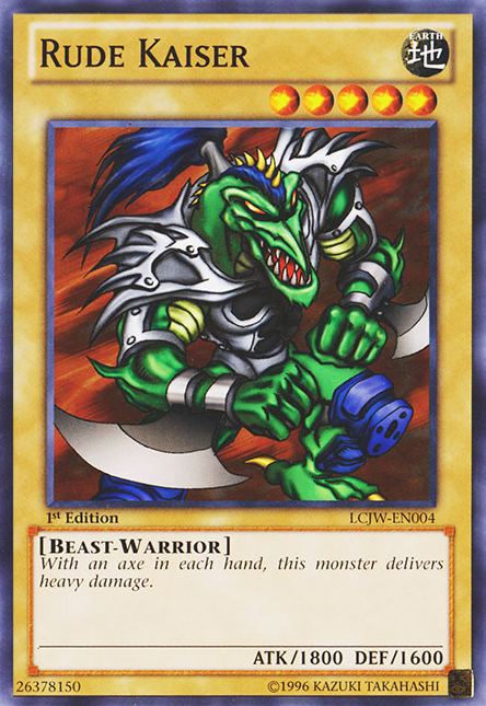 Rude Kaiser [LCJW-EN004] Common | Jomio and Rueliete's Cards and Comics