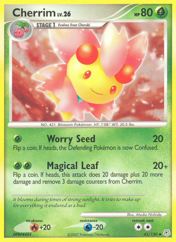 Cherrim (45/130) [Diamond & Pearl: Base Set] | Jomio and Rueliete's Cards and Comics