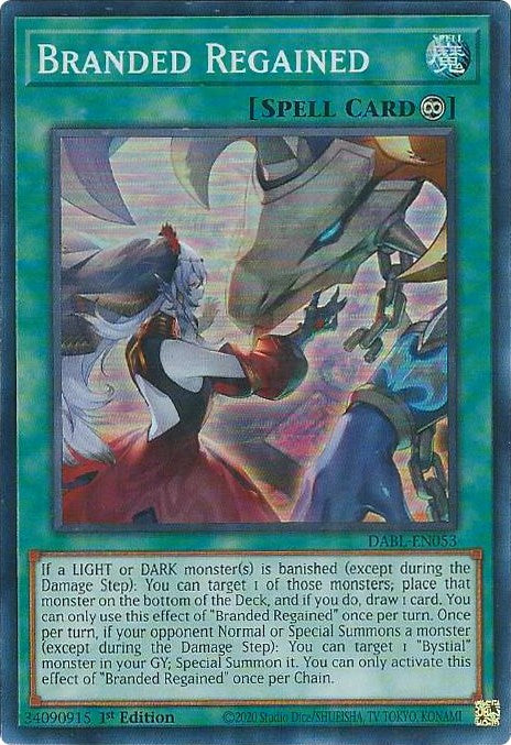Branded Regained [DABL-EN053] Super Rare | Jomio and Rueliete's Cards and Comics