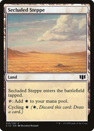 Secluded Steppe [Commander 2014] | Jomio and Rueliete's Cards and Comics