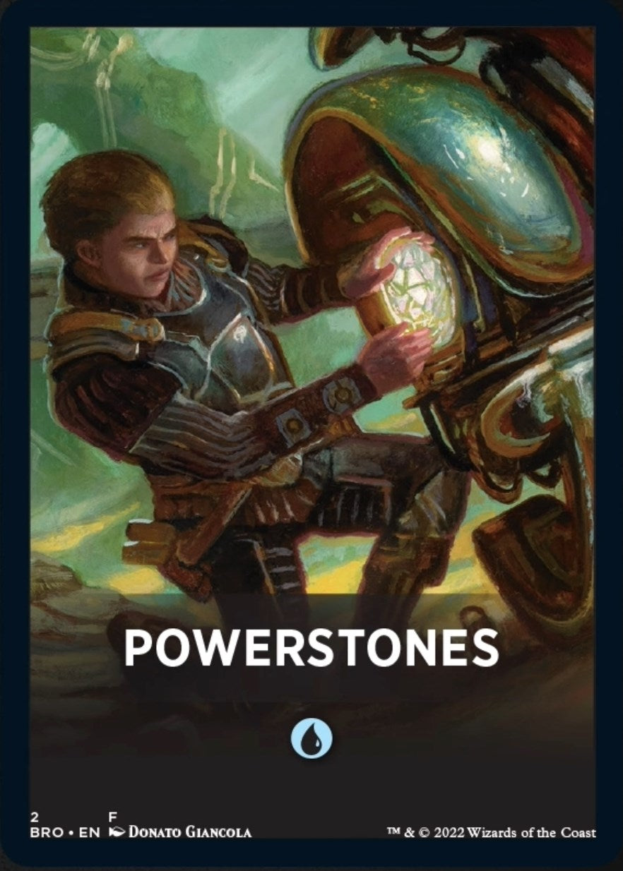 Powerstones Theme Card [The Brothers' War Tokens] | Jomio and Rueliete's Cards and Comics