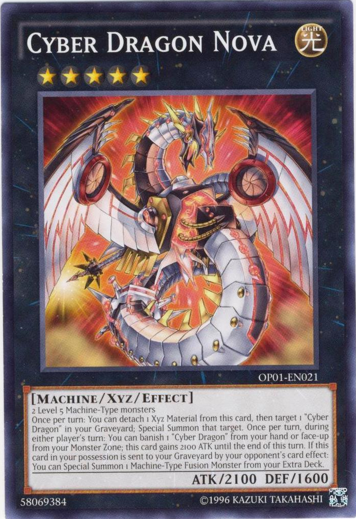 Cyber Dragon Nova [OP01-EN021] Common | Jomio and Rueliete's Cards and Comics
