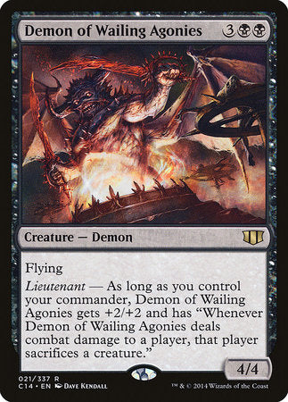 Demon of Wailing Agonies [Commander 2014] | Jomio and Rueliete's Cards and Comics