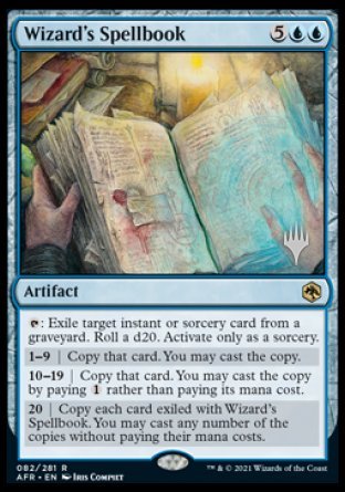 Wizard's Spellbook (Promo Pack) [Dungeons & Dragons: Adventures in the Forgotten Realms Promos] | Jomio and Rueliete's Cards and Comics