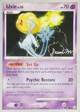 Uxie LV.55 (43/146) (Queengar - Jason Martinez) [World Championships 2009] | Jomio and Rueliete's Cards and Comics