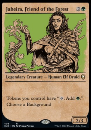 Jaheira, Friend of the Forest (Showcase) [Commander Legends: Battle for Baldur's Gate] | Jomio and Rueliete's Cards and Comics