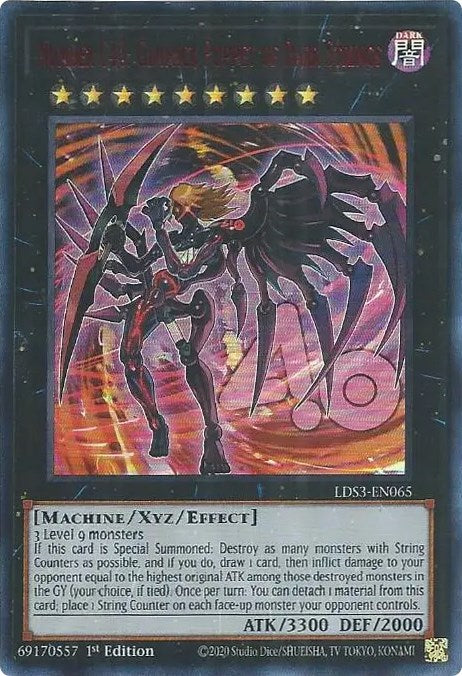 Number C40: Gimmick Puppet of Dark Strings (Red) [LDS3-EN065] Ultra Rare | Jomio and Rueliete's Cards and Comics