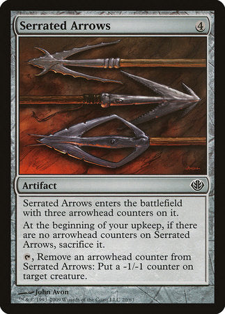 Serrated Arrows [Duel Decks: Garruk vs. Liliana] | Jomio and Rueliete's Cards and Comics