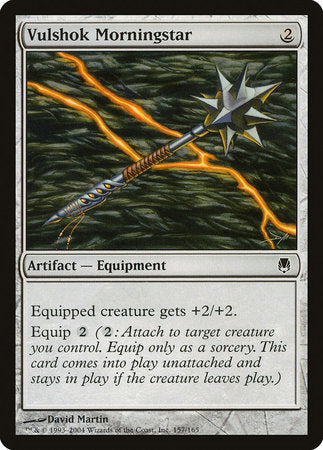 Vulshok Morningstar [Darksteel] | Jomio and Rueliete's Cards and Comics