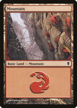 Mountain (245a) [Zendikar] | Jomio and Rueliete's Cards and Comics