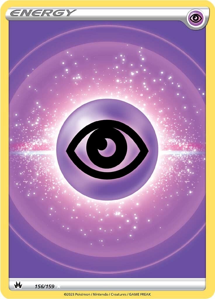 Psychic Energy (156/159) (Texture Full Art) [Sword & Shield: Crown Zenith] | Jomio and Rueliete's Cards and Comics