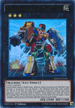 Geargiagear Gigant XG [SDGR-EN034] Ultra Rare | Jomio and Rueliete's Cards and Comics